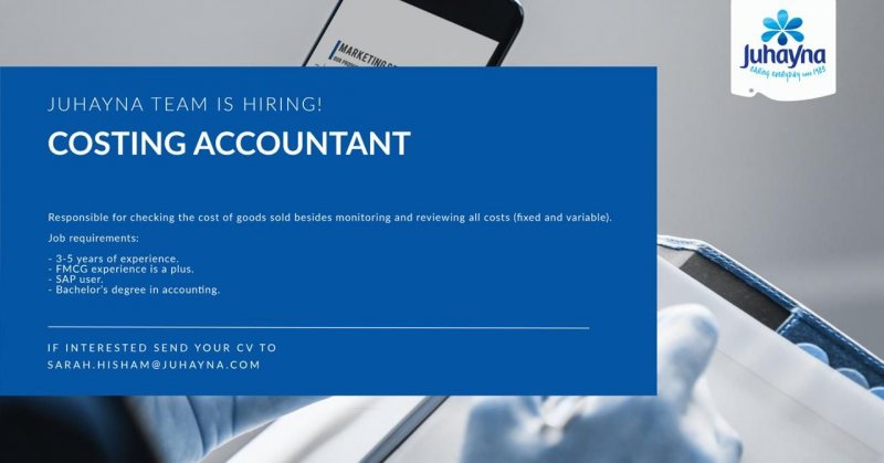 Costing Accountant at Juhayna