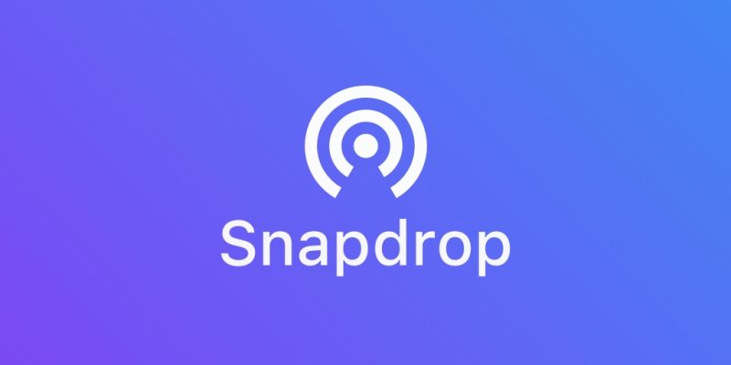 تطبيق Snapdrop ( لنقل الملفات من الهواتف  المحمولة الي الحاسوب )