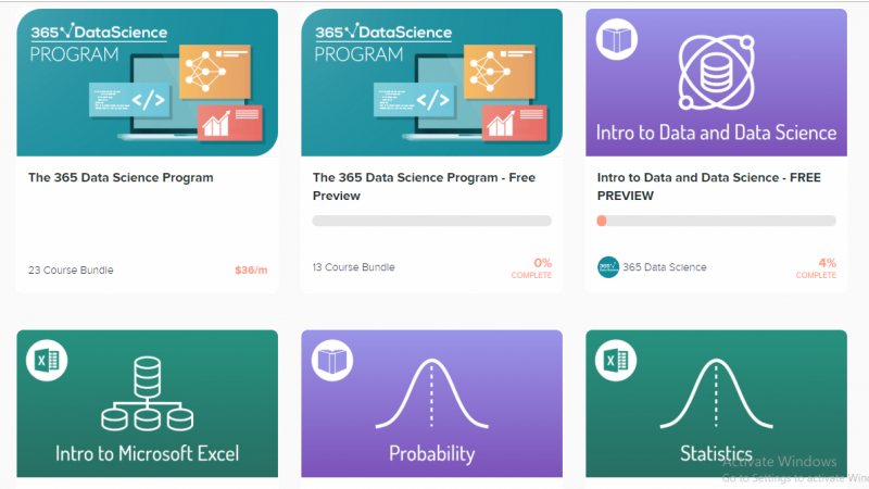 كورسات من موقع 365 data science بسبب كورونا مجانا تماما