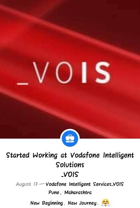 Vodafone Egypt - Arabic Account - Graduates & Males only. At vois