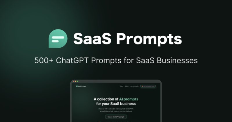 موقع saasprompts