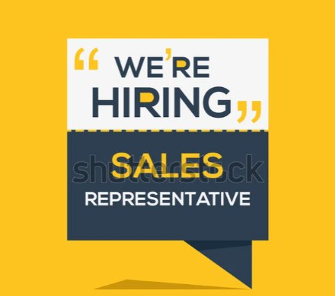 Sales Representative - مندوب مبيعات