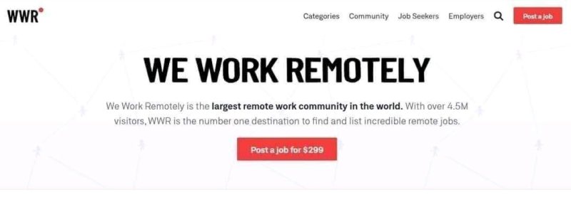 موقع We Work Remotely