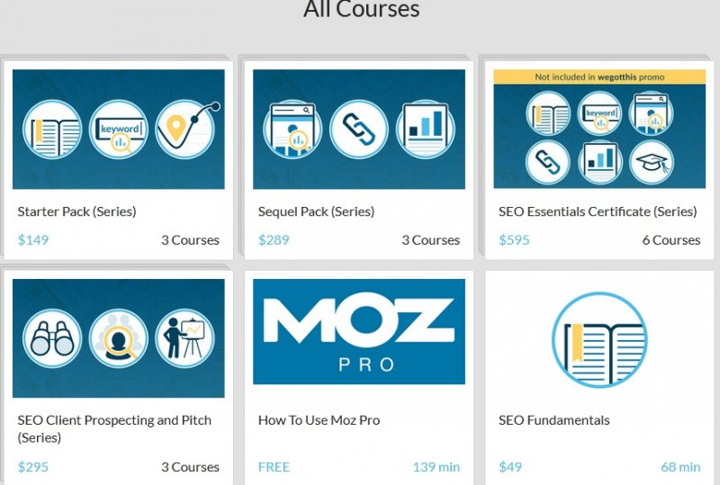 كورسات مجانية من Moz Academy لفترة محدودة