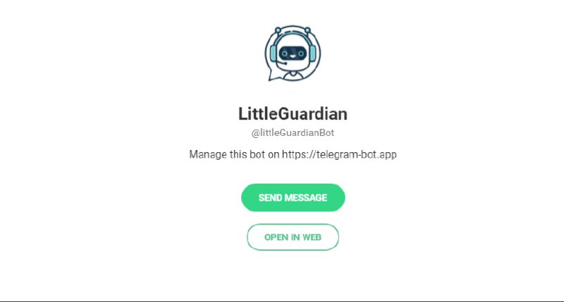 LittleGuardian bot (بوت لحماية من الحصول علي محتوي غير لائق على تطبيق التليجرام )