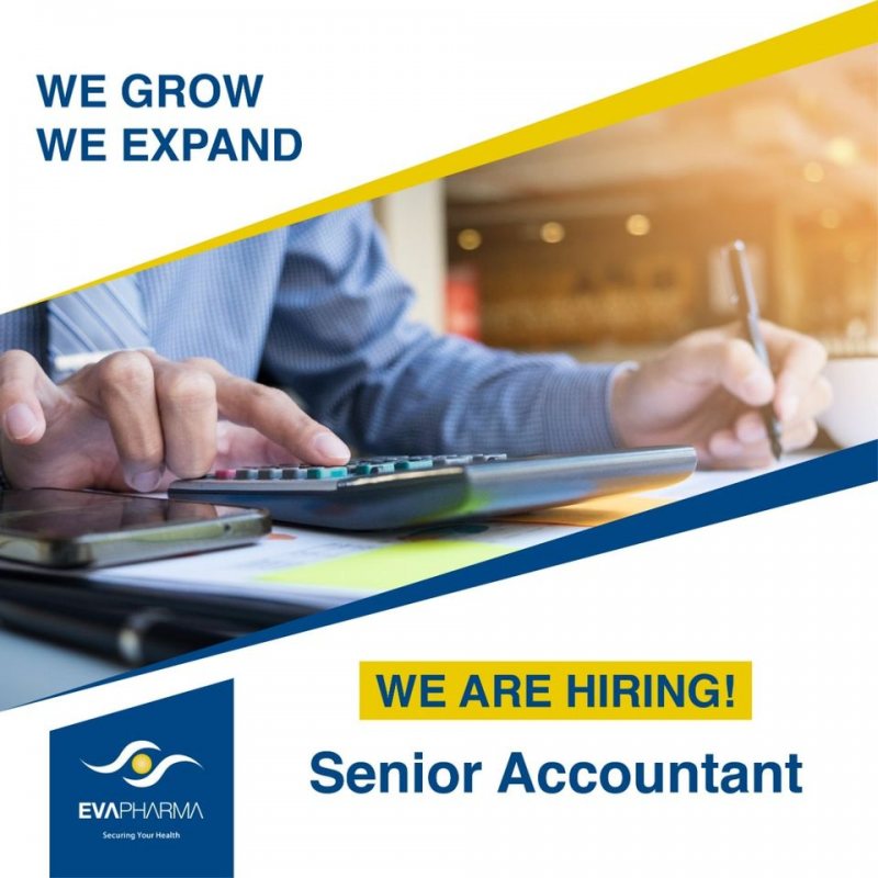 EVA Pharma is Hiring Accountant