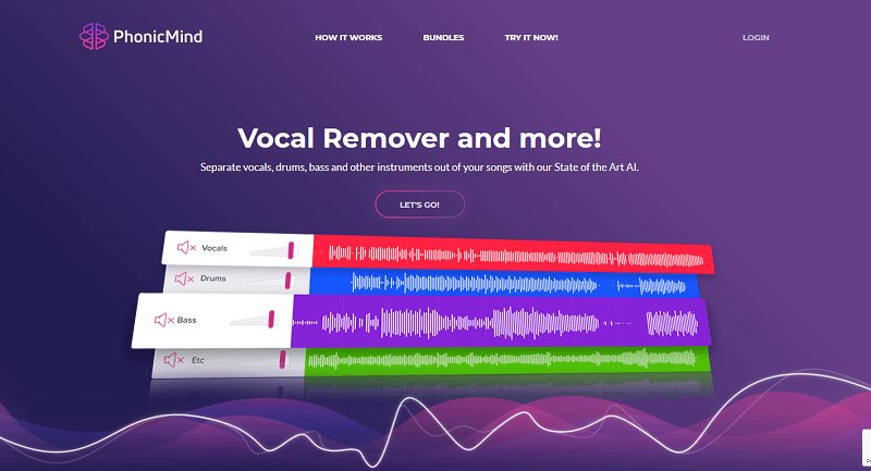 موقع vocal remover ( يحذف اى مؤثرات صوتية فى الفيديو )