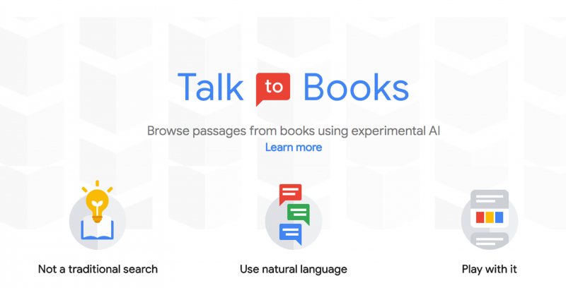 جوجل أعلنت عن أداة جديدة اسمها Talk To books المبهرة