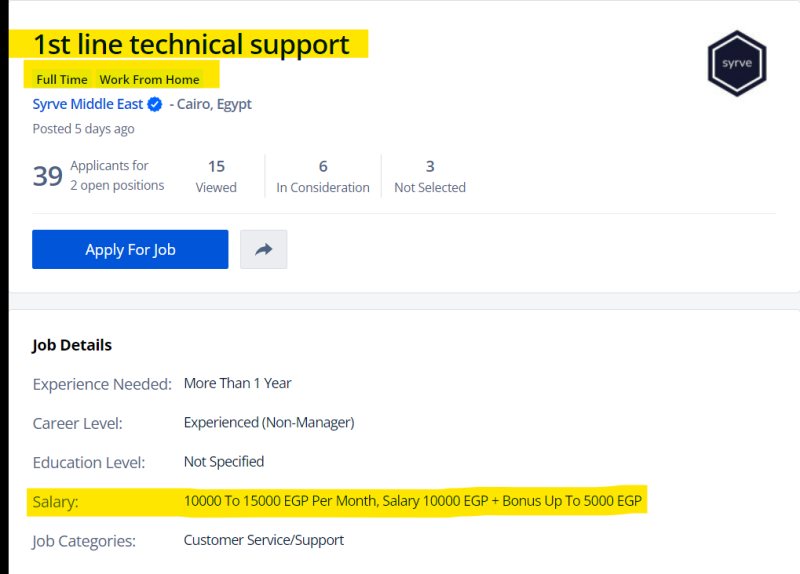 technical support - Syrve Middle East | Work From Home